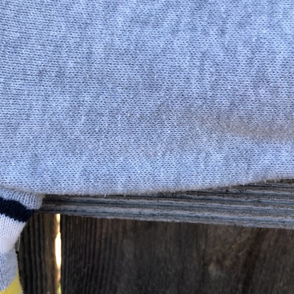 Chaps Women’s Large Grey Striped Cotton Blend Long Sleeve Lightweight Sweater - Picture 4 of 4